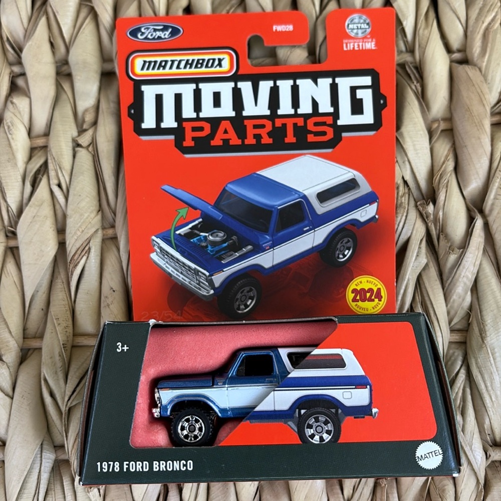 1978 Ford Bronco 70s Truck MatchBox SUV Moving Parts Sport Utility Vehicle 2024🆕